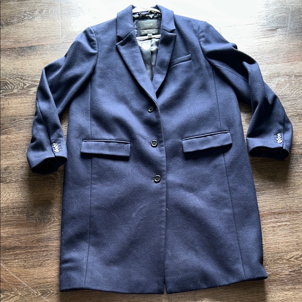 J. Crew Women’s Coat, navy, classic, gorgeous 
Excellent condition